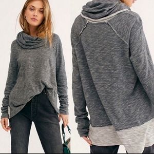 Free People Beach Cowlneck Pullover